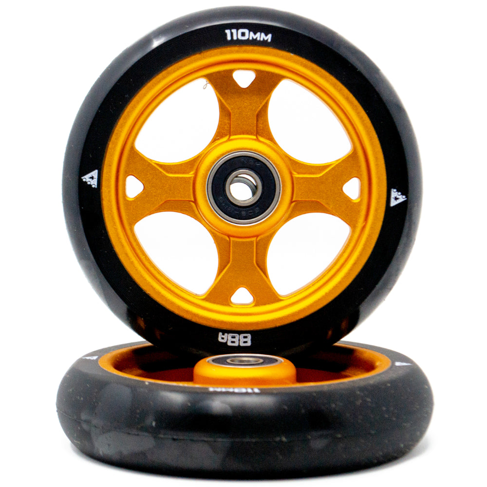 Trynyty Gothic 110mm Wheels - Gold