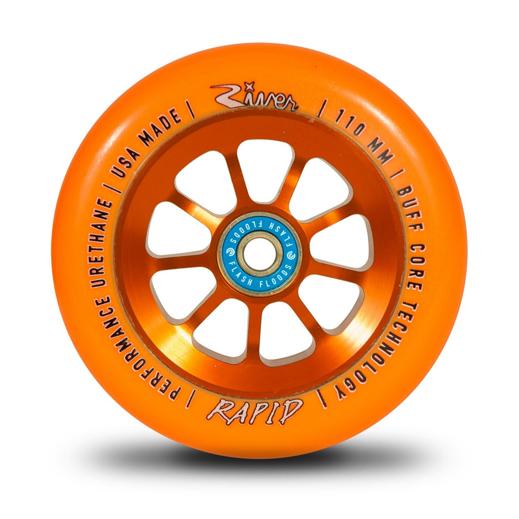 River Wheel Co. "Sunset" Rapid 110mm wheels (pair)